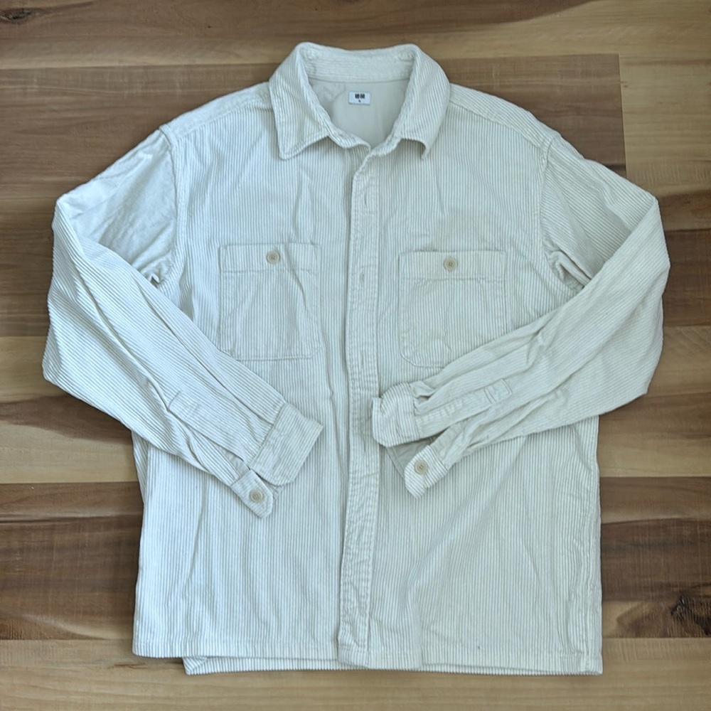Men’s Uniqlo Corduroy Over Shirt Long Sleeve